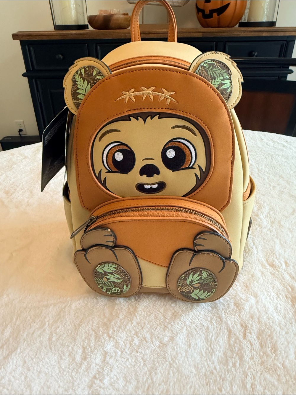 NWT Disney Loungefly Mini Backpack - Star Wars Wicket Footsie Cosplay